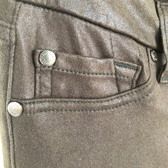 7 For All Mankind Faux Suede Skinny Pant - Picture 3 of 4